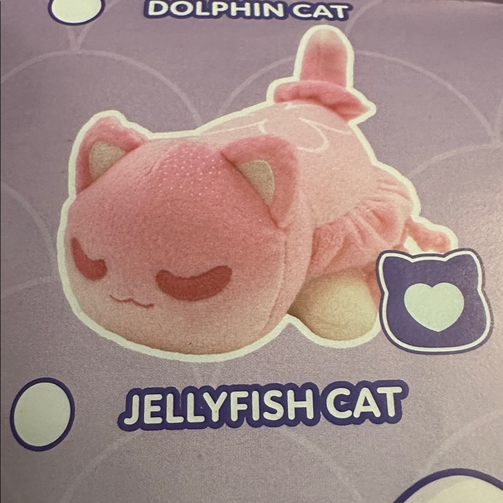 Aphmau Meemeow uncommon Jellyfish cat plushie new